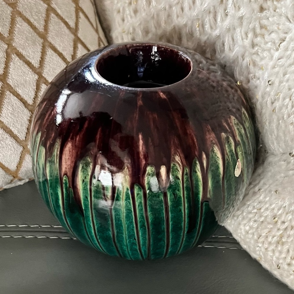 APROPOS Home Collection DRIP GLAZE LOOK Tea Light Candle Holder
